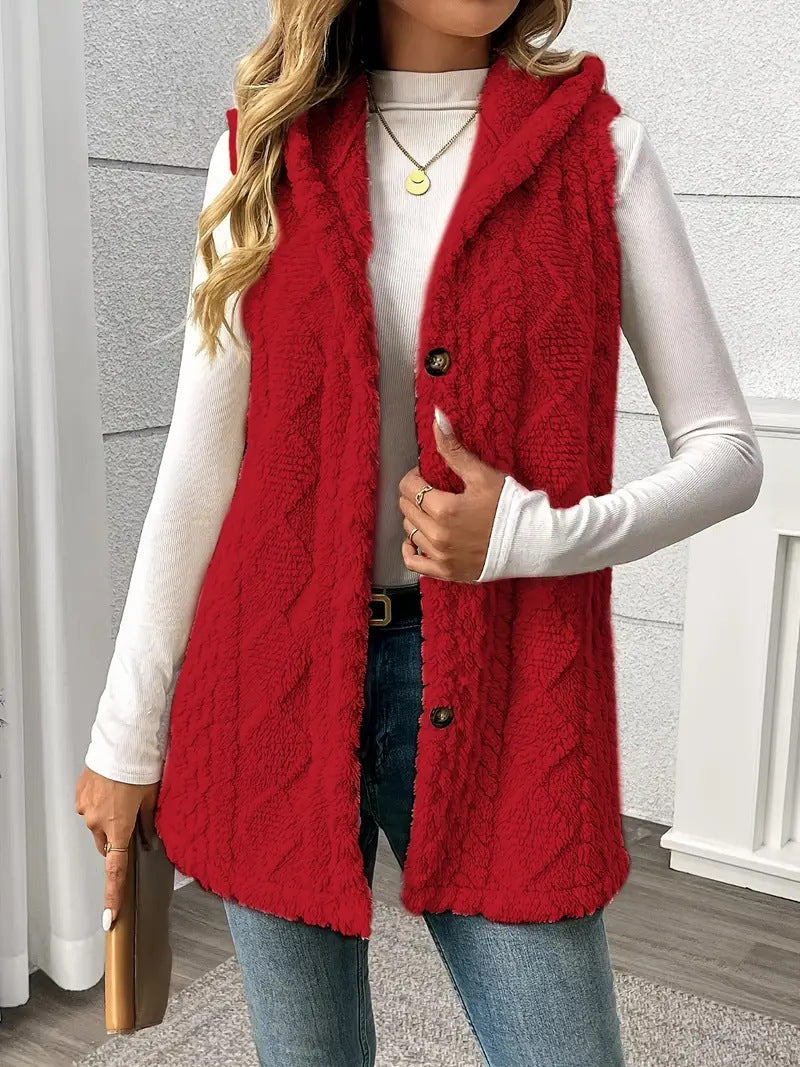 Damesgilet met capuchon - Aria