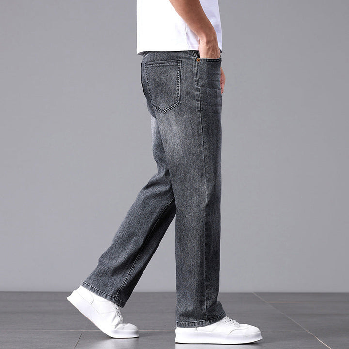 Heren denim broek in klassiek recht model - Rydan