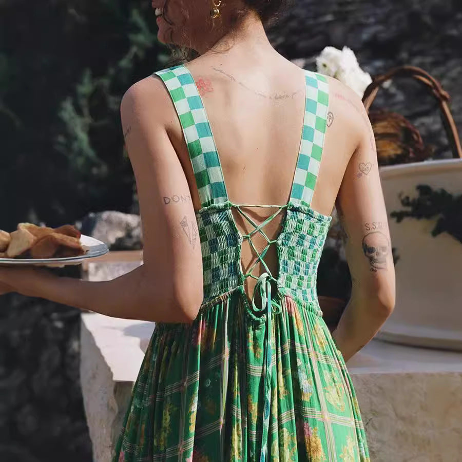 Zomerse maxi-jurk met bloemenprint - Renate