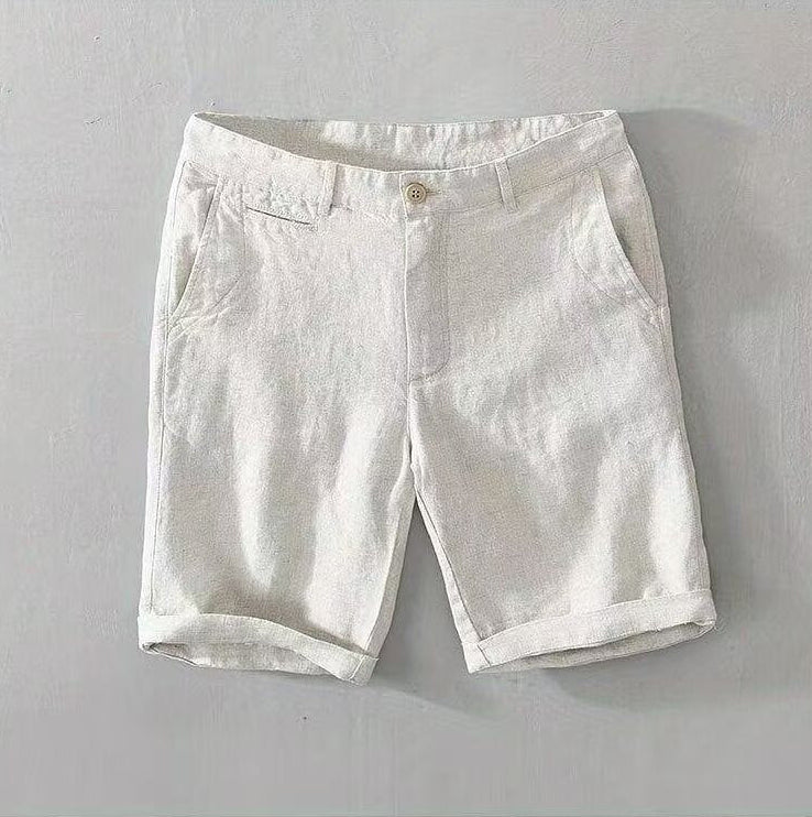 Casual linnen herenshort - Éder