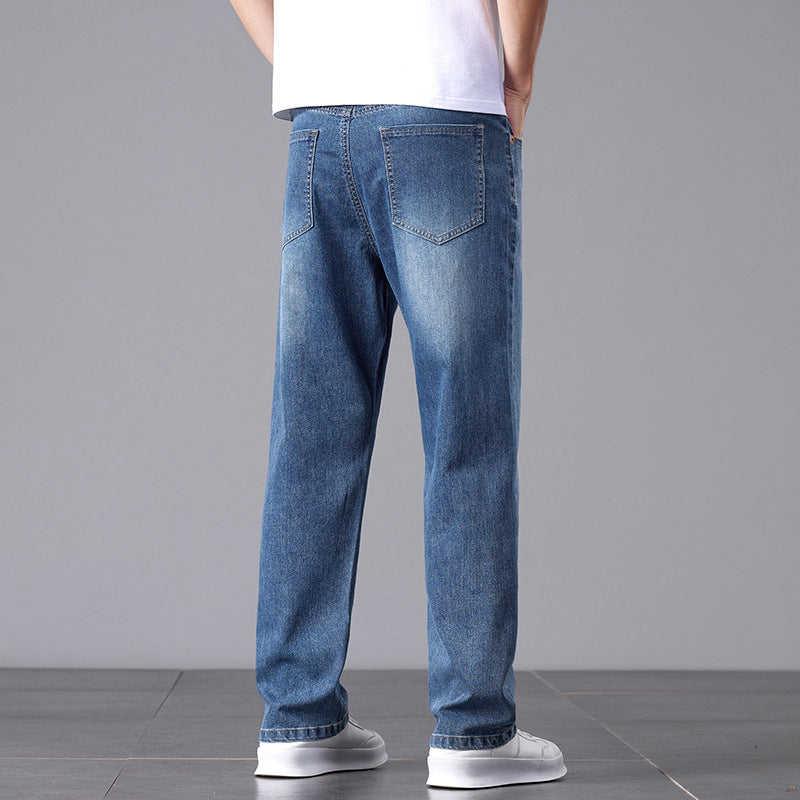 Heren denim broek in klassiek recht model - Rydan
