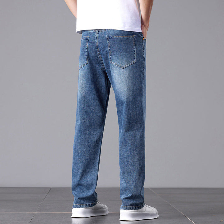 Heren denim broek in klassiek recht model - Rydan