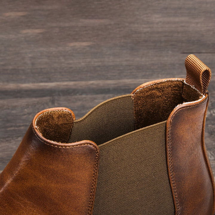 Waterdichte leren herenlaarzen - Narev