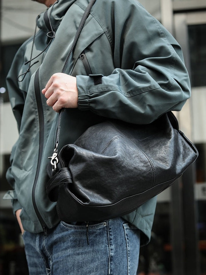 Herenrugzak met diagonale ritssluitingen in urban stijl - Gael