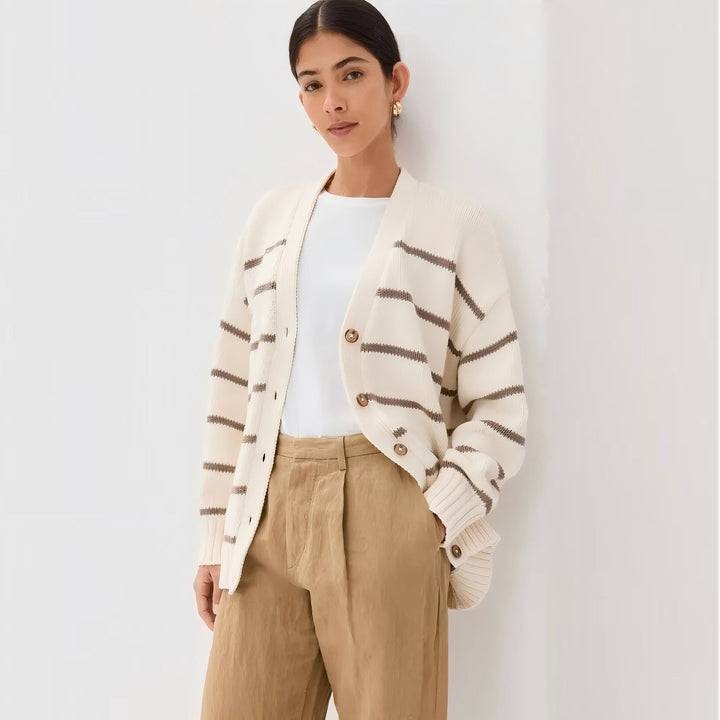 Lichtgewicht gebreid damesvest - Livena