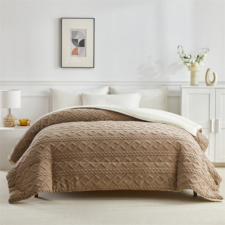 Winterdekbed met thermische quilting