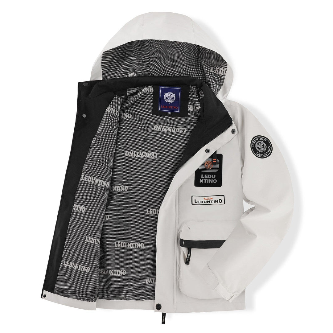 Heren outdoorjas met capuchon - Raimund