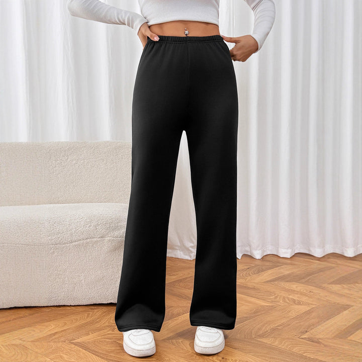 Warme broek met fluweeleffect voor dames - Norelle