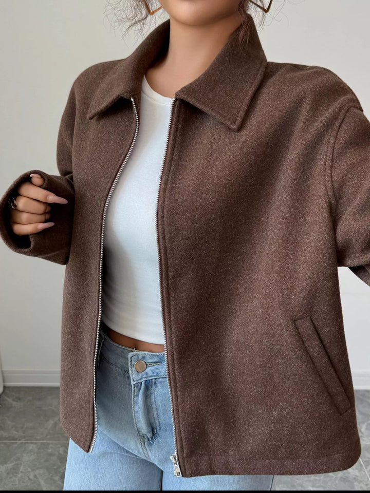 Casual damesjack met rits - Alena