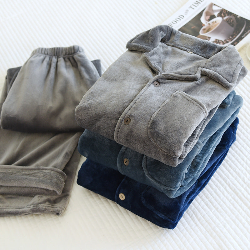 Herenpyjama van pluche - Leandro