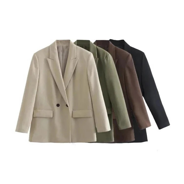 Angelie - Damesmode Oversized Blazer Mantel