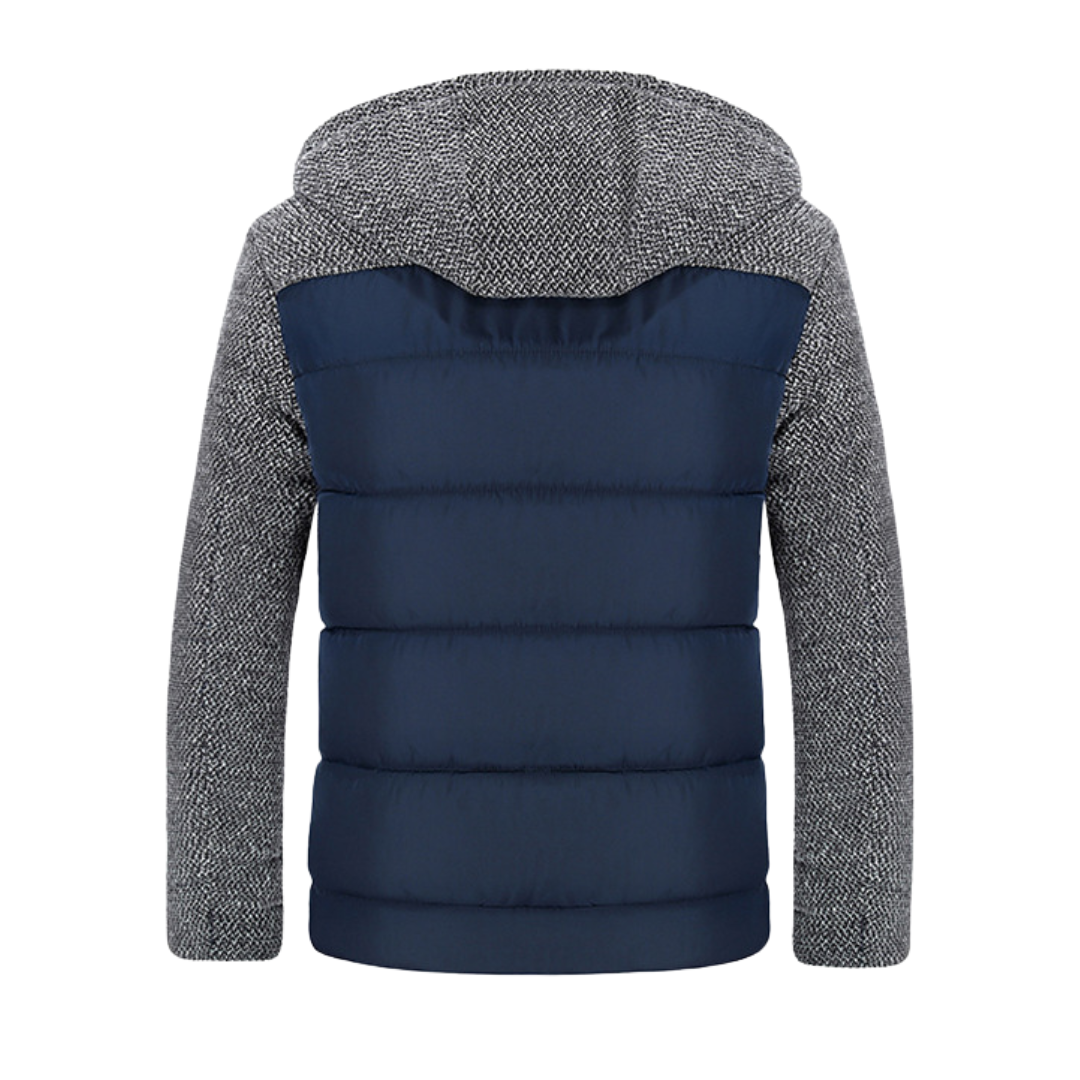 Herfst gewatteerd jack met capuchon - Alaric