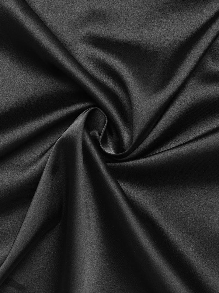 Emilia - Satijnen Ruw Hem Gebonden Tweedelige Rok Set