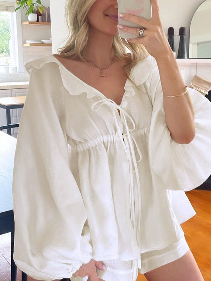 Melody - Boho tweedelige shortset