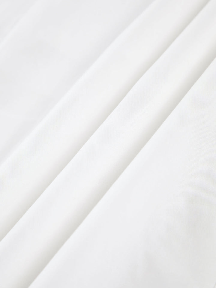 Tania - Vierkante Hals Gewaad Top & Rok Set met Pofmouwen