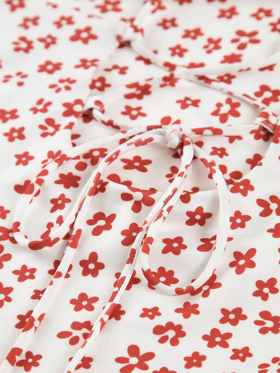 Lenay - Strappy Bloemenprint Kriskras Flowy Lange Soondress