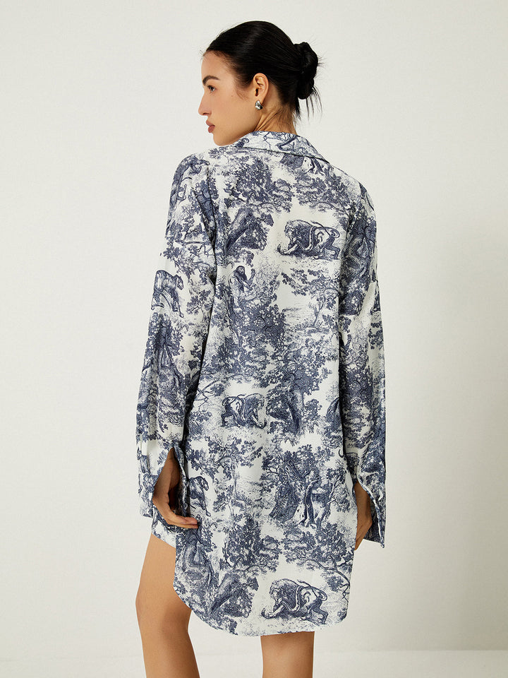 Gilda - driedelige shortset met bloemenprint