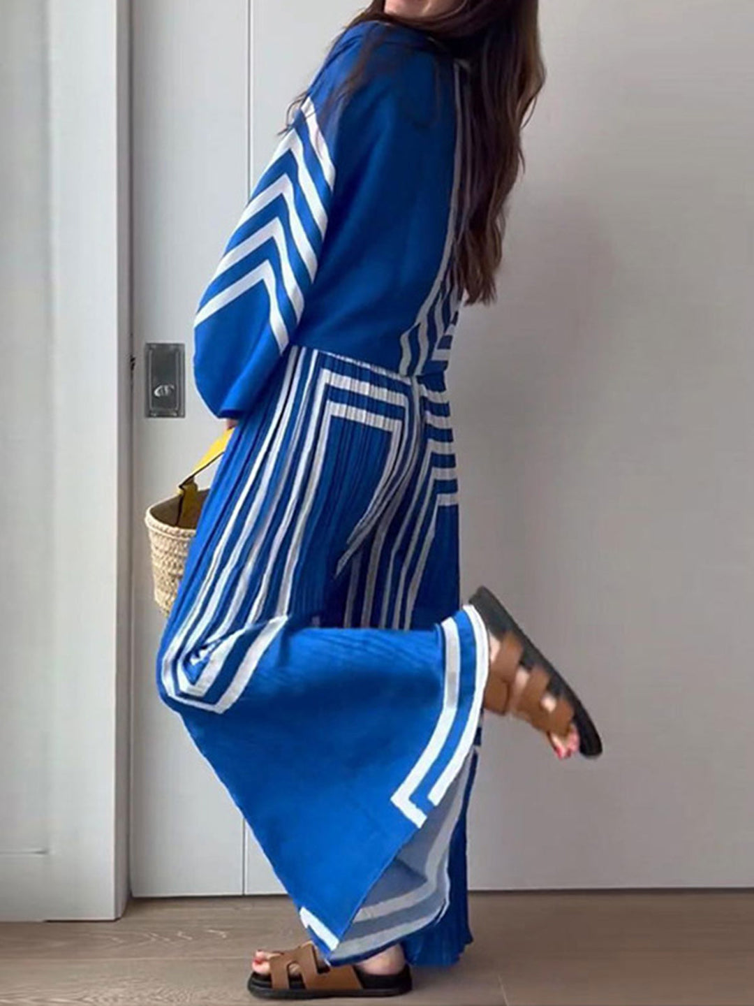 Tania - Vakantie set met oversized print