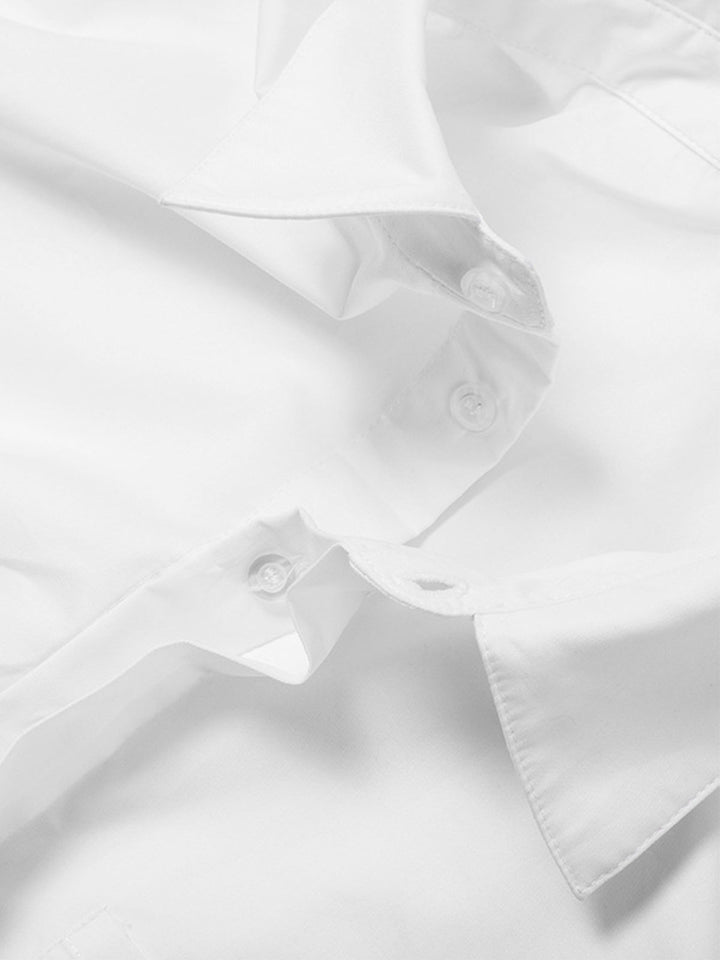 Everly - Asymmetrisch katoenen overhemd