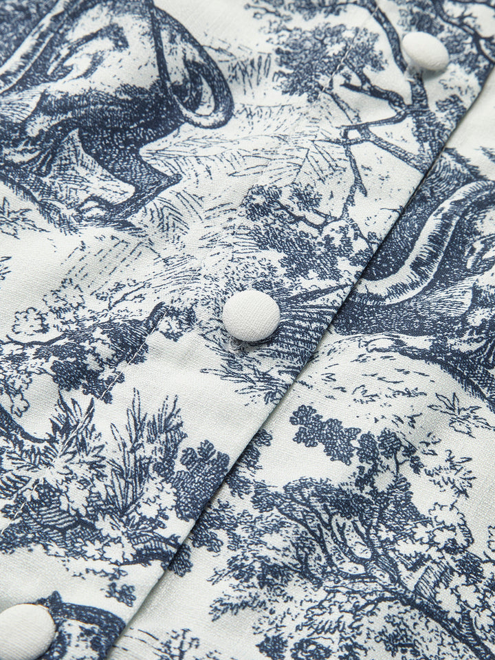 Gilda - driedelige shortset met bloemenprint