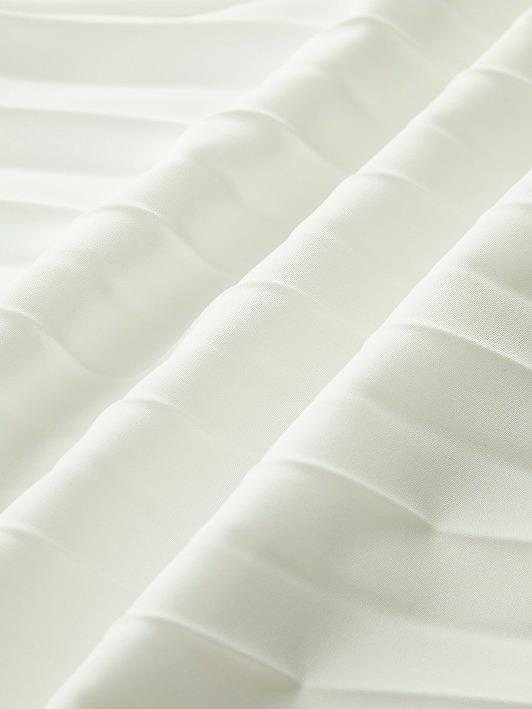 Charlotte - Effen geplooide strapless splitjurk