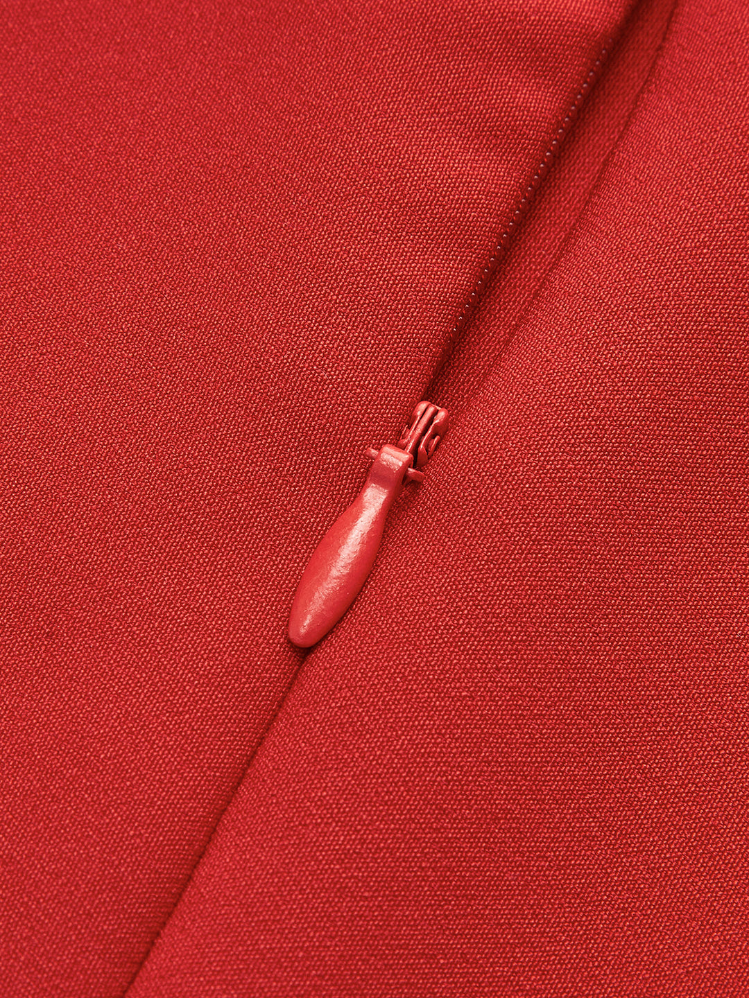 Sabina - Minimalistische, effen jurk met ronde hals