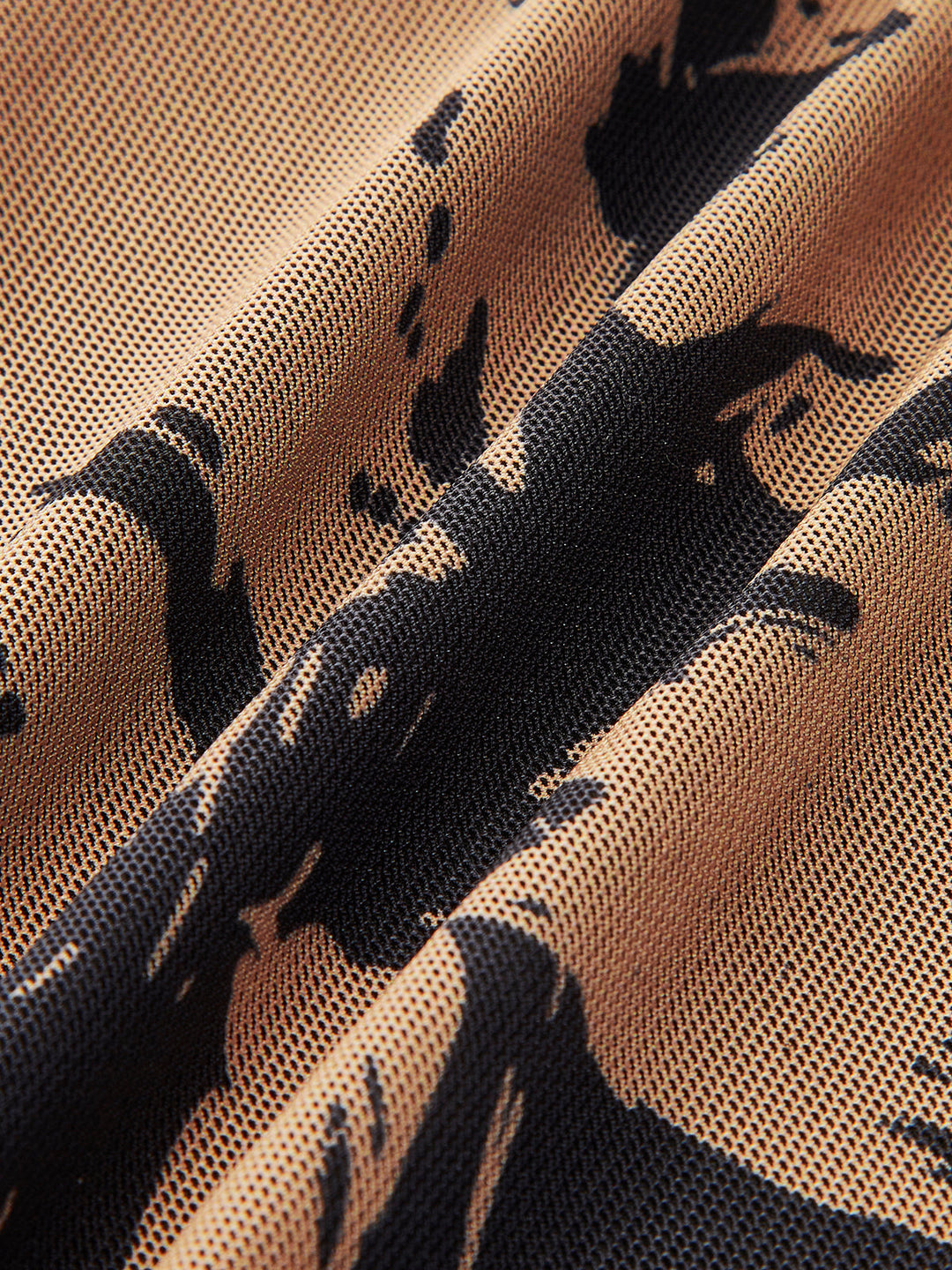 Lena - Boheme Gedrukte Bloemenjurk