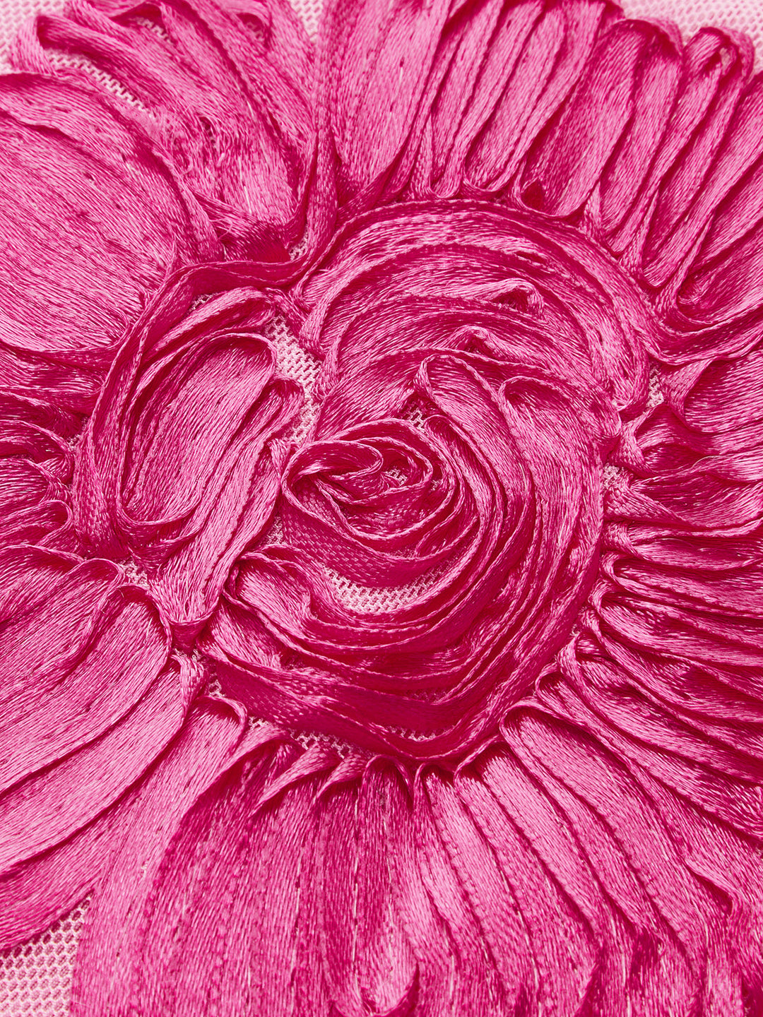 Emily - Romance Bloemen Rugloze Mesh Jurk