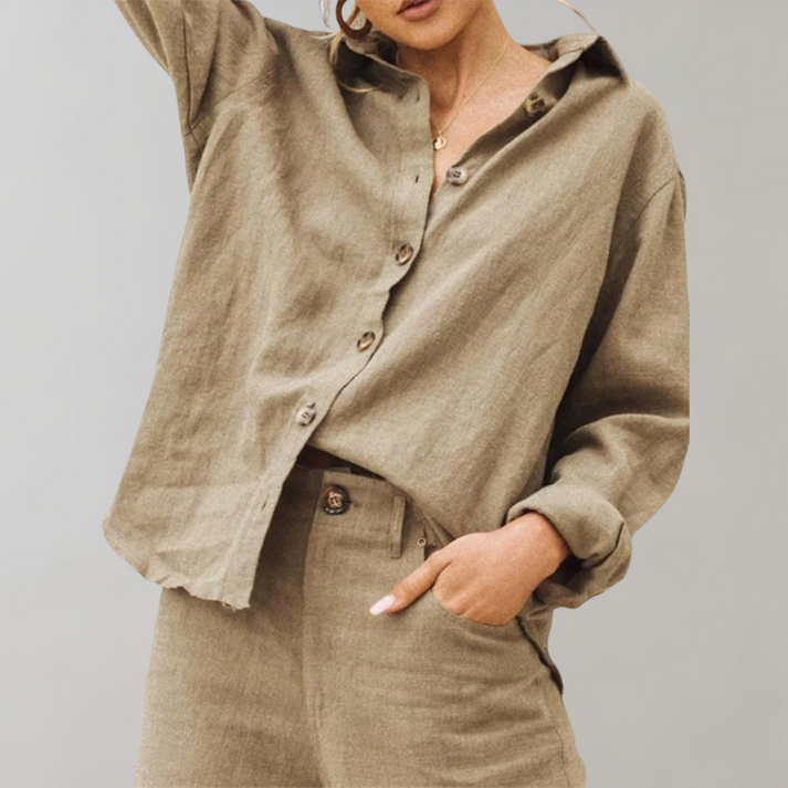 Lia - Casual damesblouse - Comfortabel en veelzijdig voor elke dag