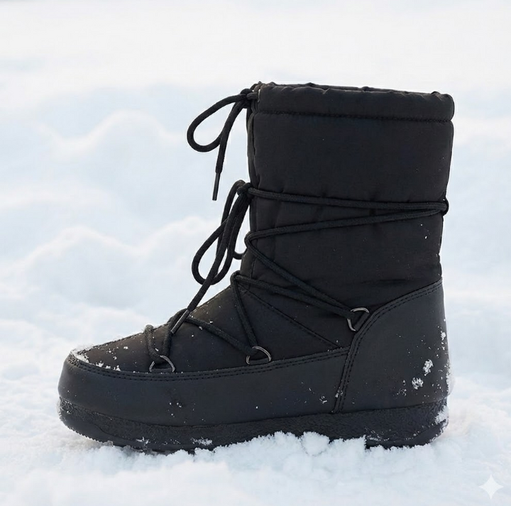 Waterdichte gedempte sneeuwlaarzen voor dames - Kolesa