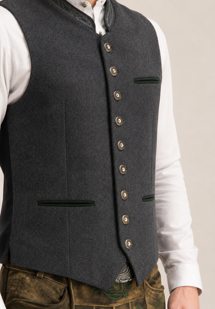 Oktoberfest-vest voor heren in traditionele stijl - Heiko