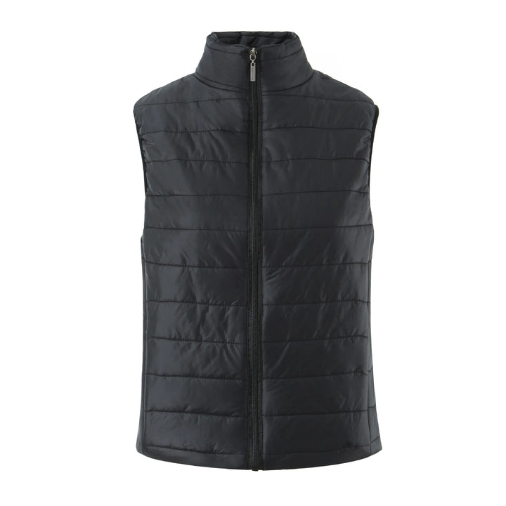 Gewatteerd damesgilet met rits en zakken - Elora