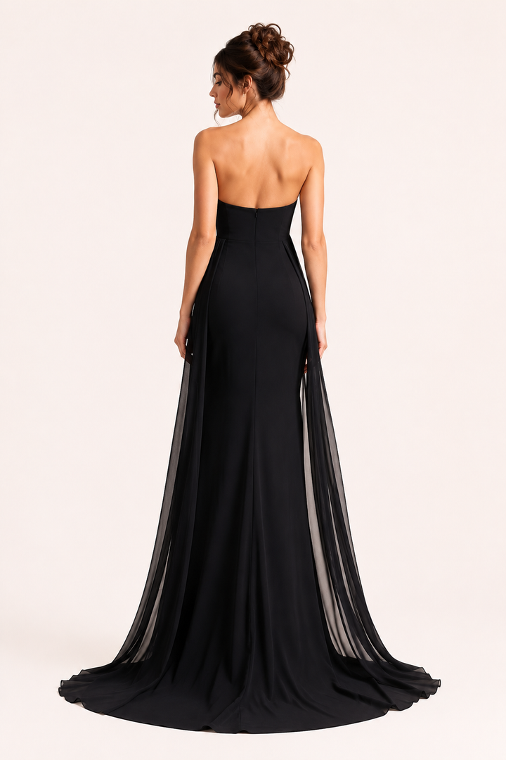 Elegante lange jurk voor dames, geschikt voor feesten en galas - Alruna