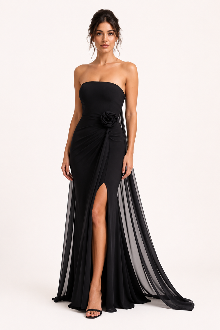 Elegante lange jurk voor dames, geschikt voor feesten en galas - Alruna
