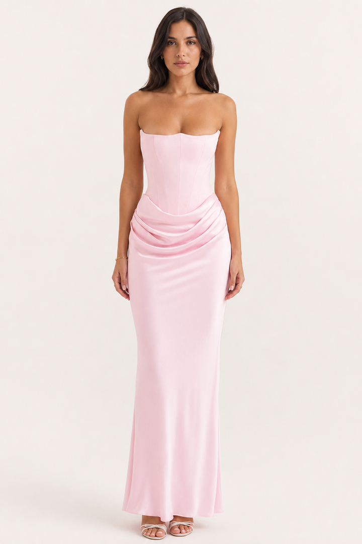 Elegante lange jurk voor dames, geschikt voor feesten en galas - Gerhild