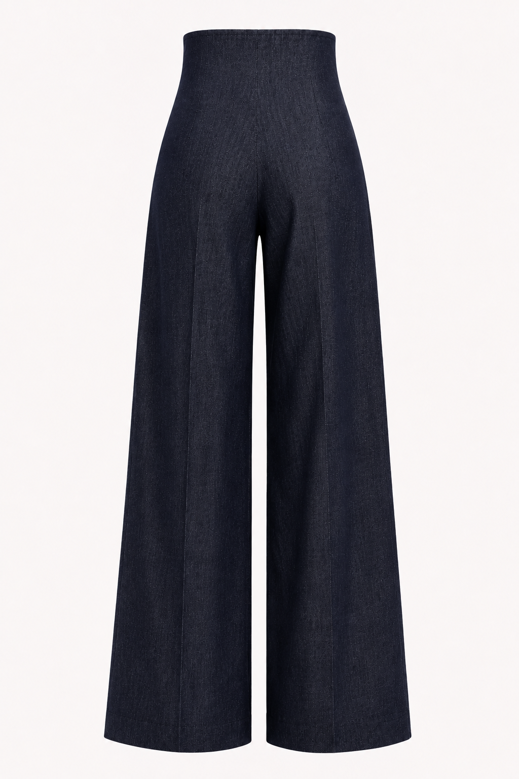 Elegante damesbroek met wijde pijpen en hoge taille - Elara