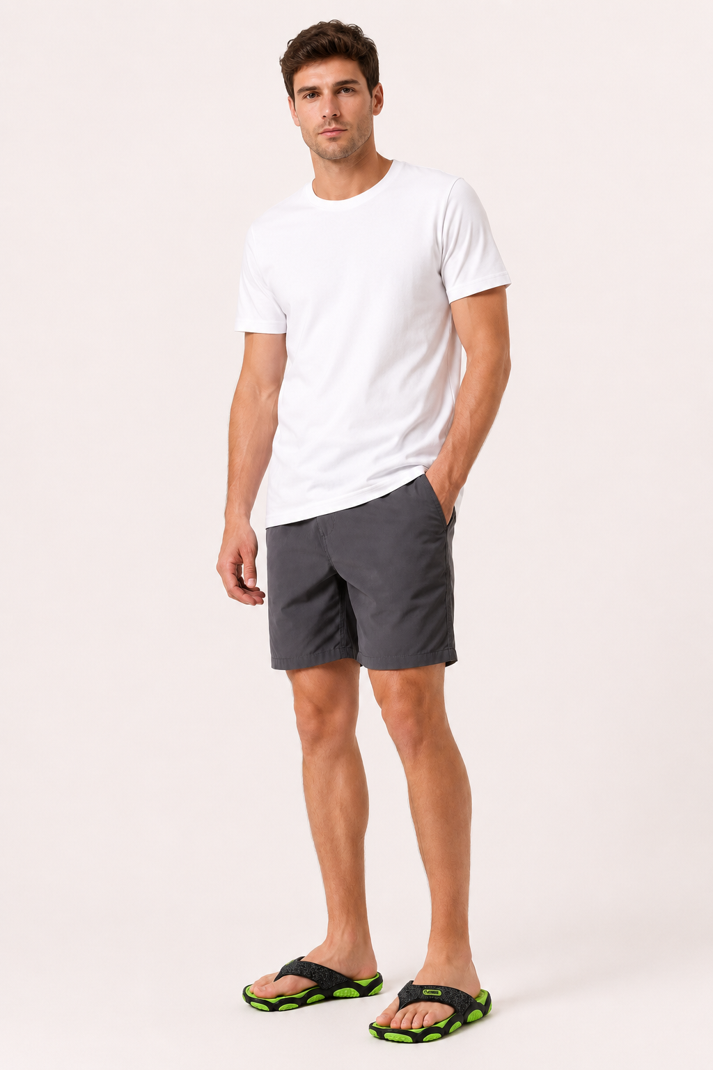 Antislip-slippers voor heren met sneldrogende zool - Oliver