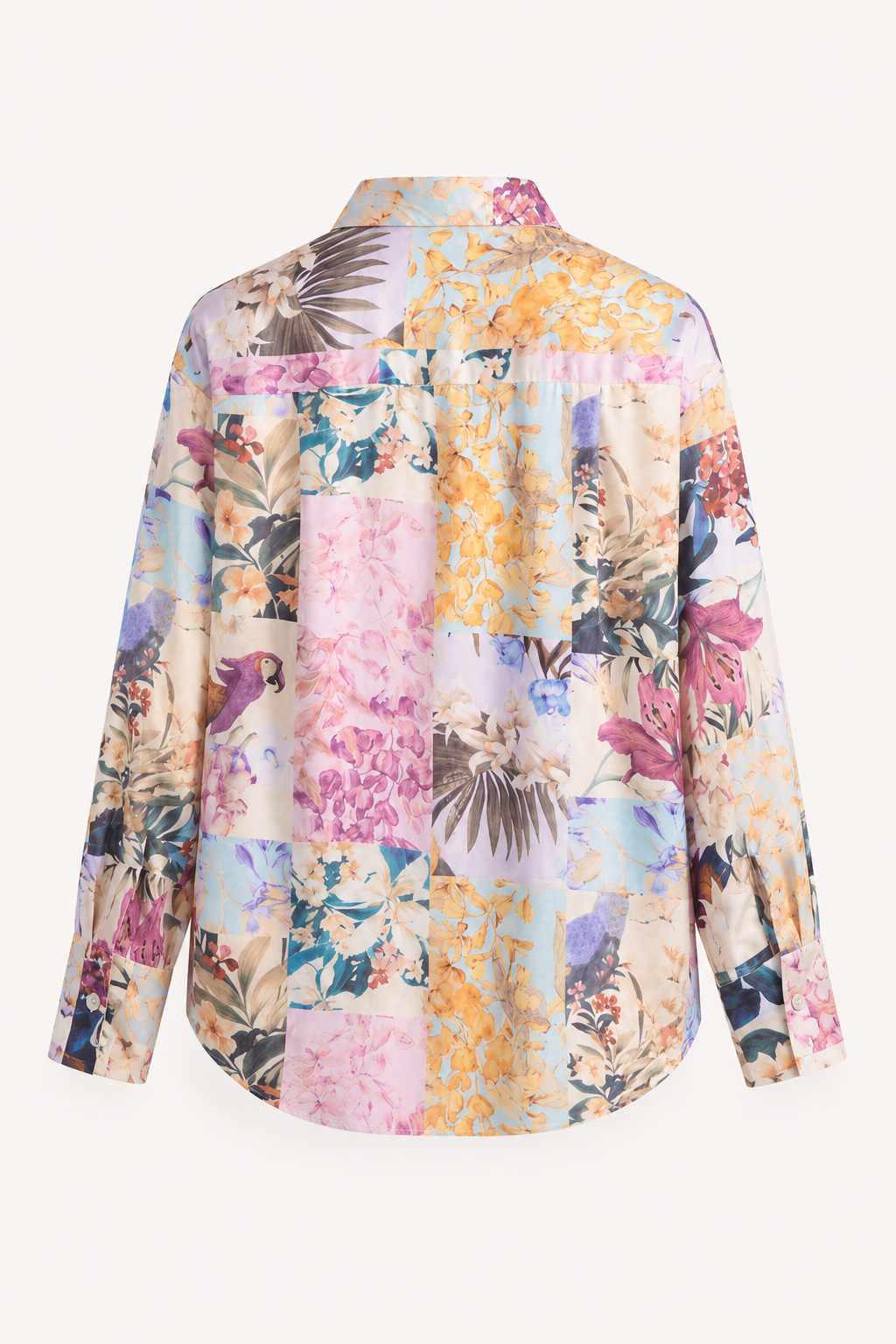Bedrukte blouse met lange mouwen voor dames - Laura