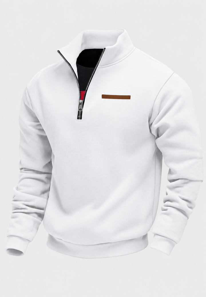 Sweater met halve rits voor de herfst - Nereo