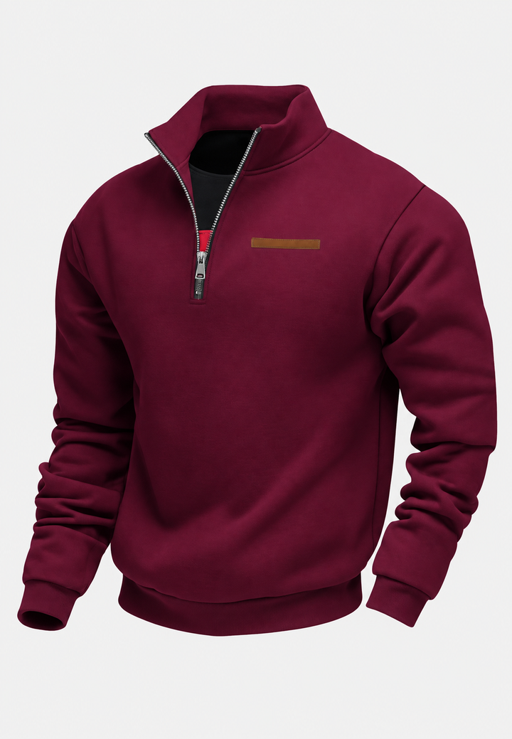 Sweater met halve rits voor de herfst - Nereo