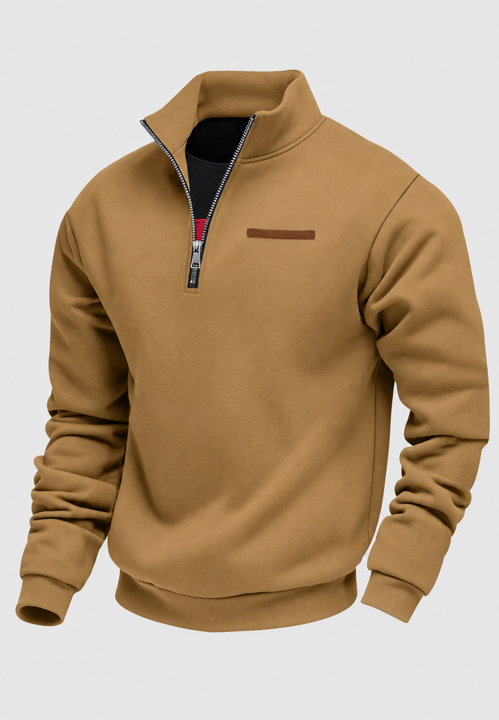 Sweater met halve rits voor de herfst - Nereo