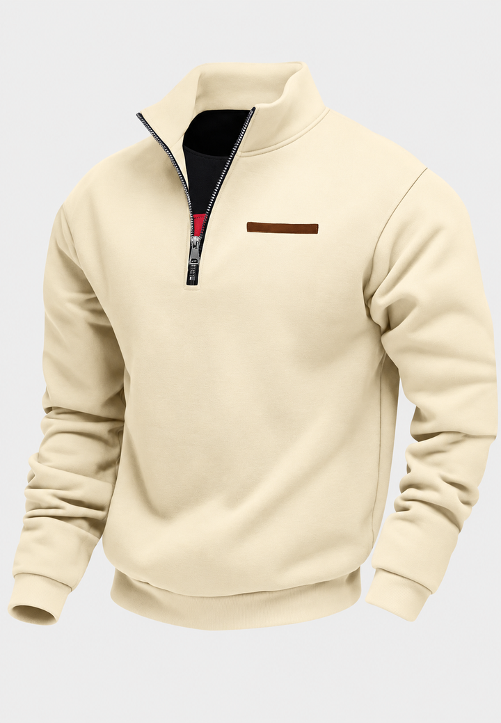 Sweater met halve rits voor de herfst - Nereo
