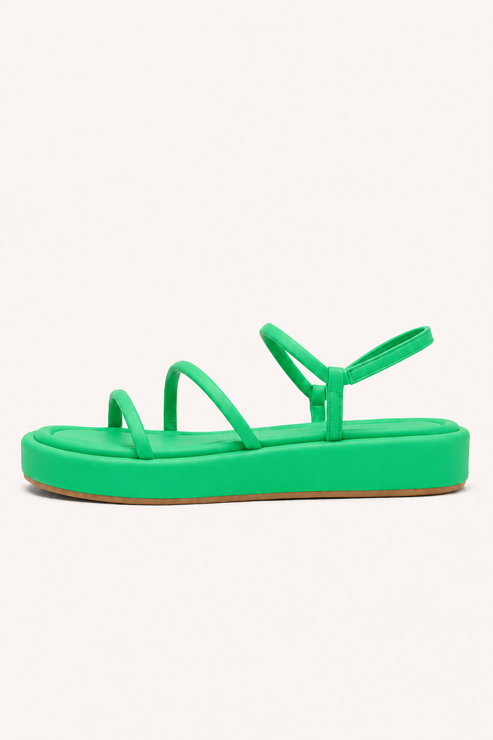 Platformsandalen voor dames met minimalistische bandjes - Malwine