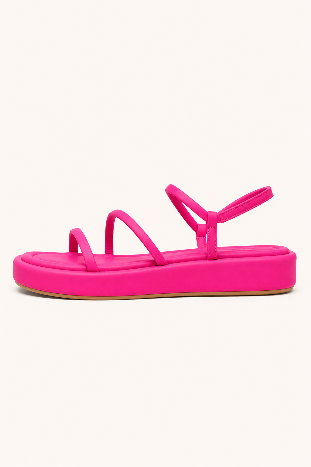 Platformsandalen voor dames met minimalistische bandjes - Malwine