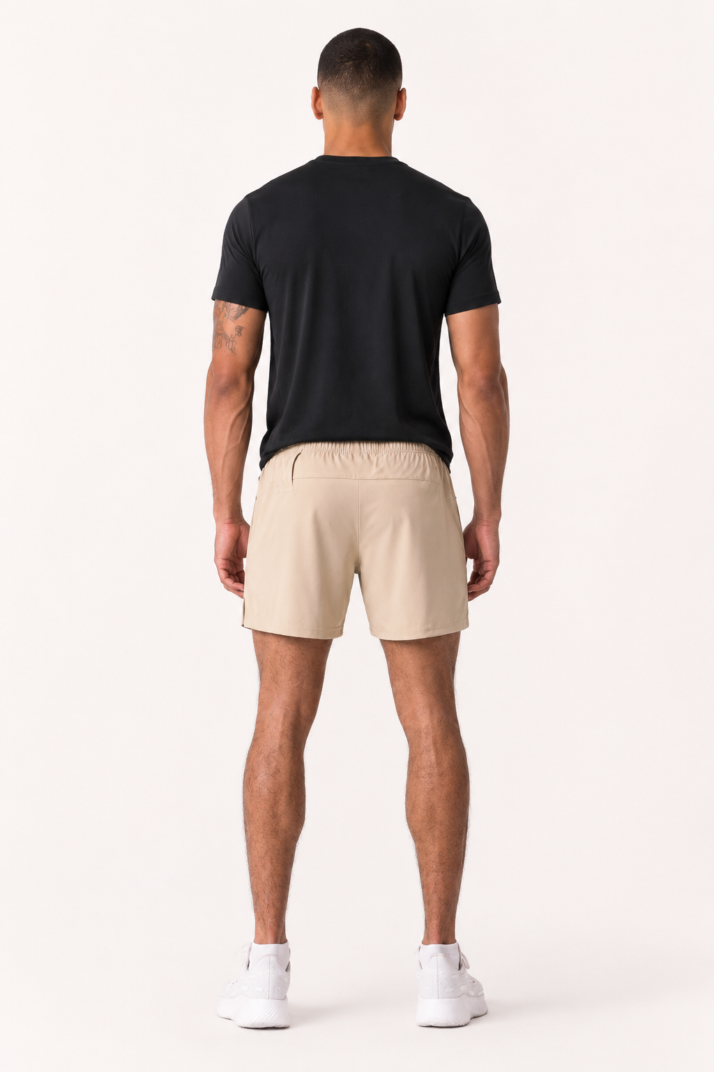 Sportieve herenshort met zak en ritssluiting - Gaspar