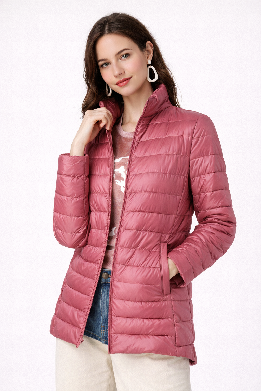 Lichtgewicht slim fit damesjack - Ingrid