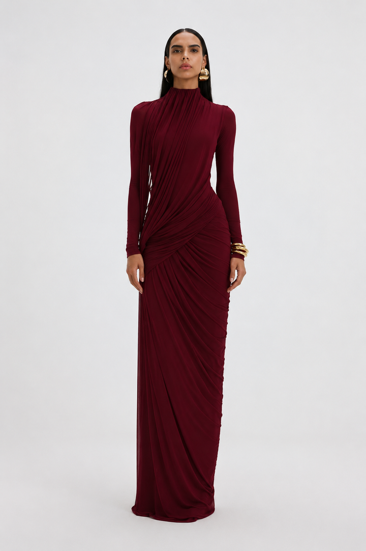 Elegante bruidsjurk met lange mouwen - Gisela