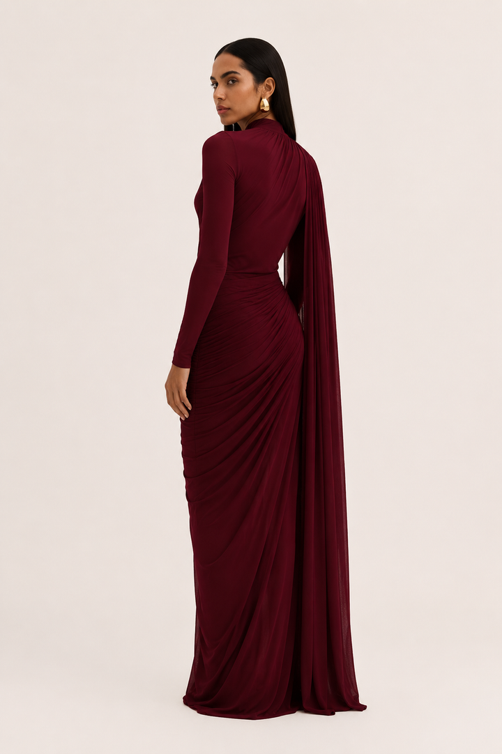 Elegante bruidsjurk met lange mouwen - Gisela