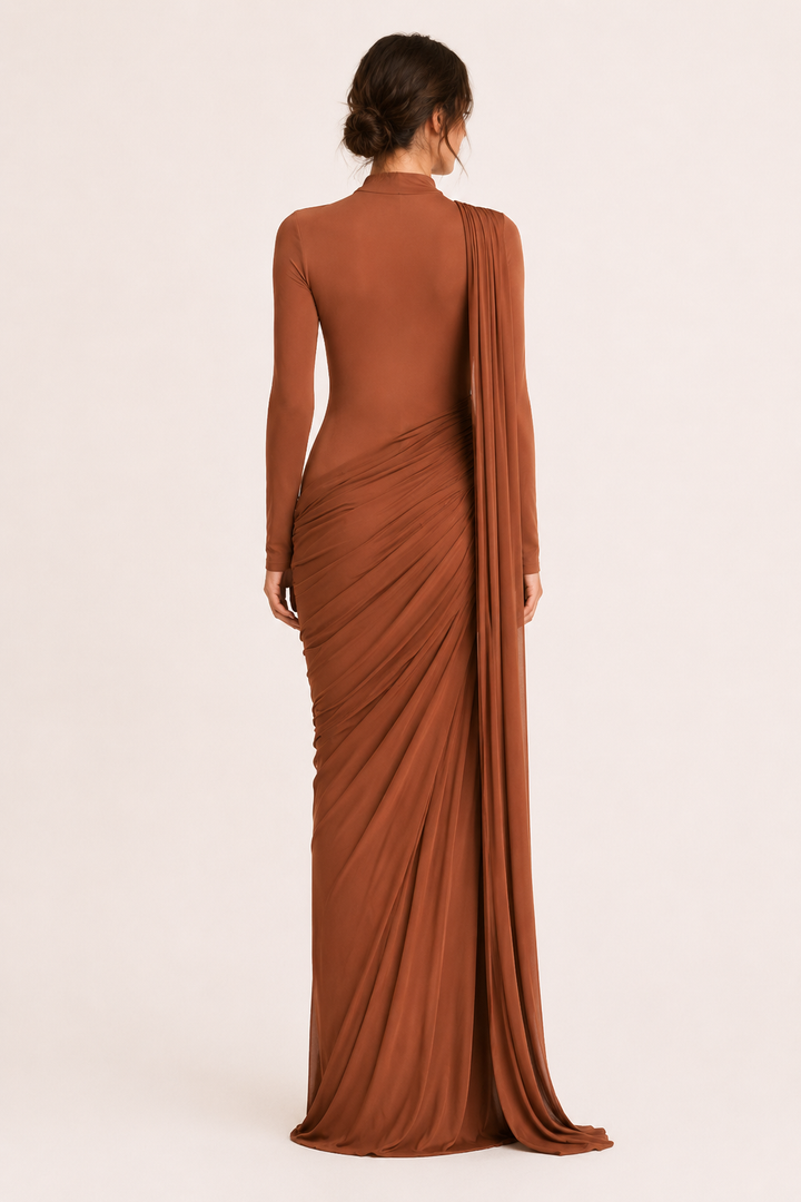 Elegante bruidsjurk met lange mouwen - Gisela