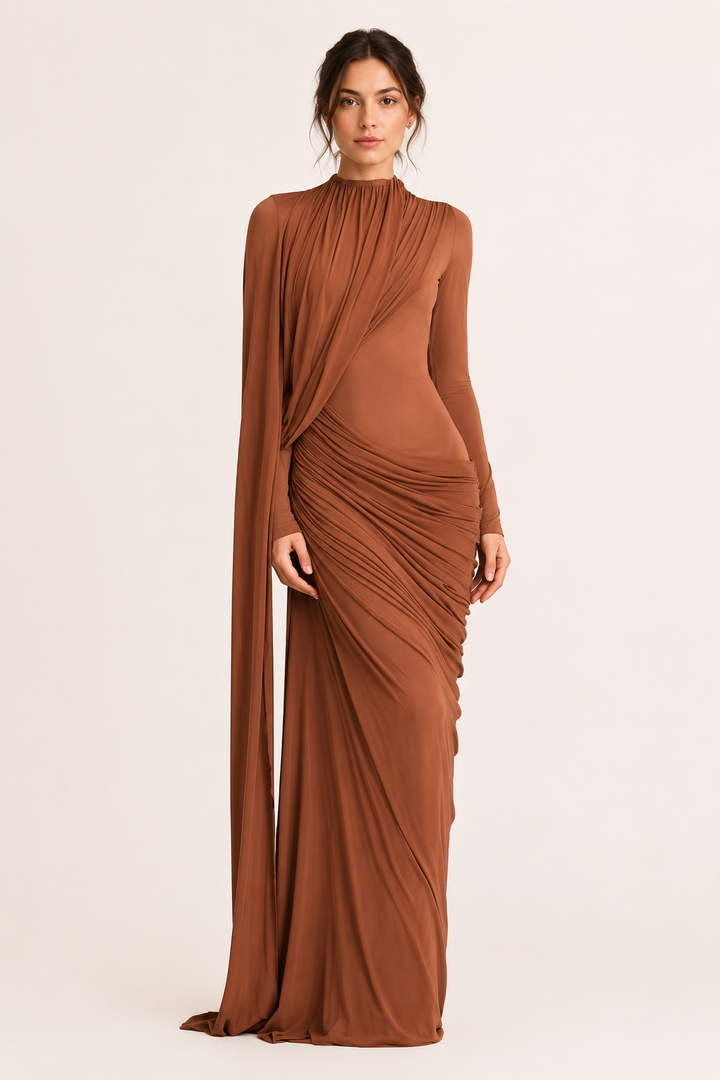 Elegante bruidsjurk met lange mouwen - Gisela